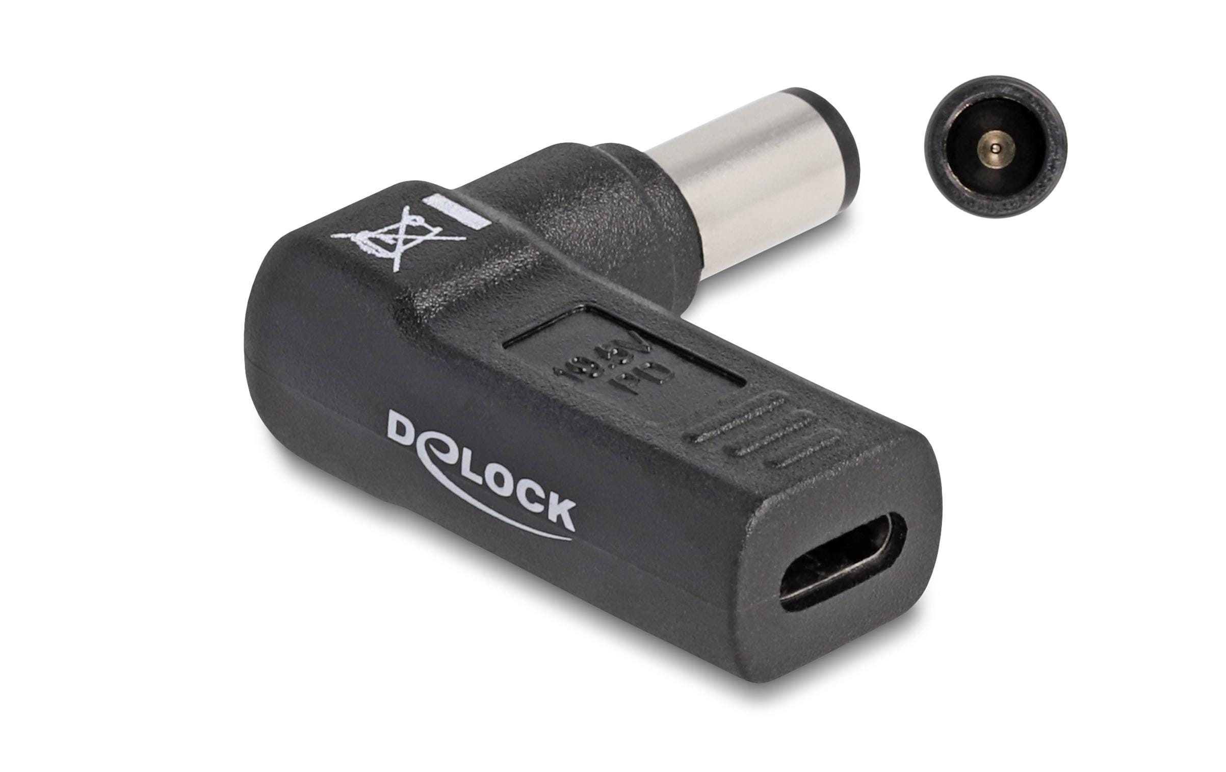 Delock Adapter USB-C zu Dell 7.4 x 5.0 mm 90° gewinkelt