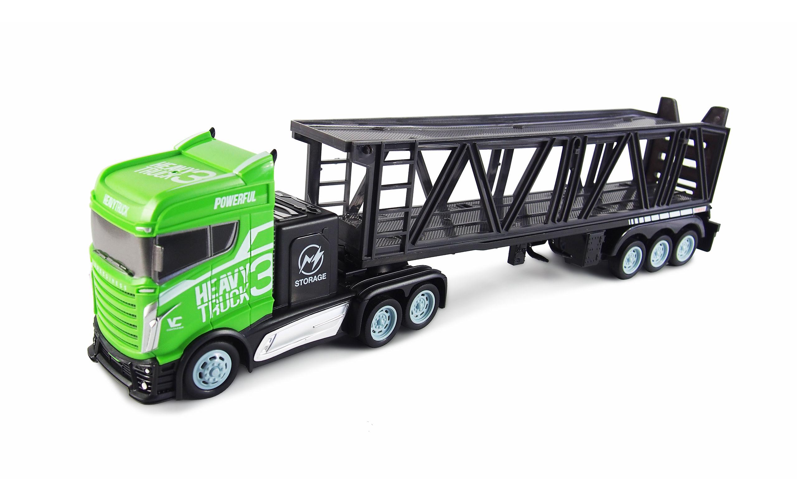 Amewi Lastwagen mit Autotransporter Auflieger RTR