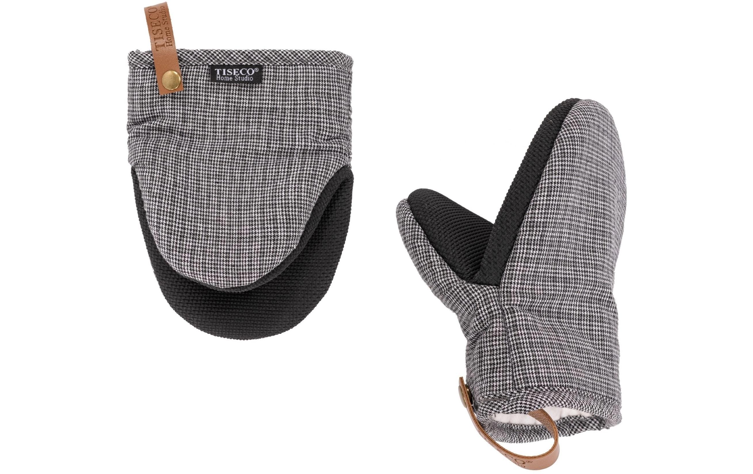 Tiseco Küchenhandschuh Sherlock Checker Grau/Schwarz Tiseco Küchenhandschuh Sherlock Checker Grau/Schwarz