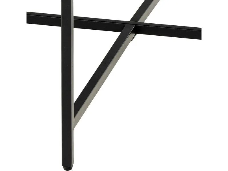 AC Design Couchtisch Lamoine Schwarz, Ø 70 x 42 cm