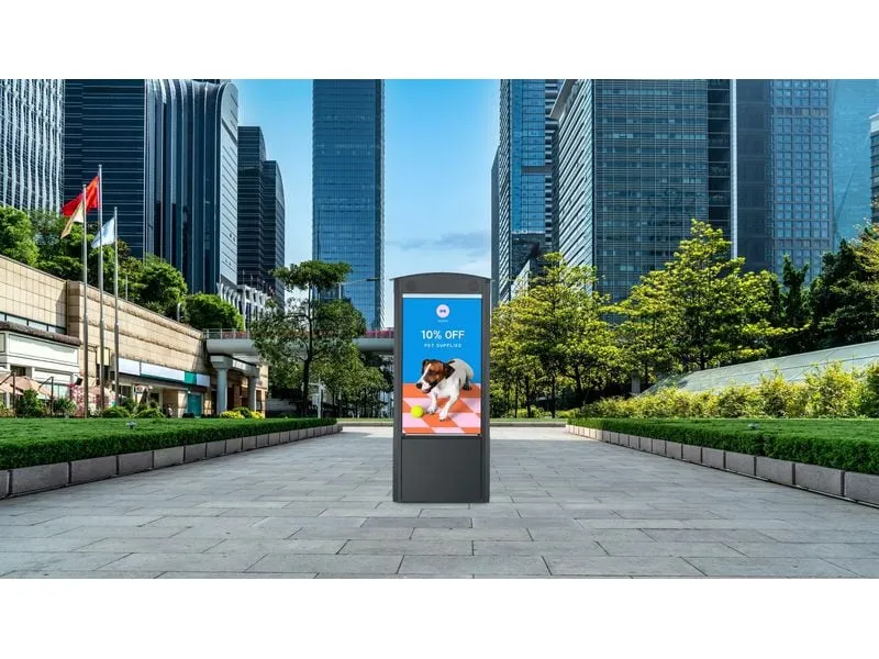 Peerless-AV Kioskrahmen Smart City Ink. 55-Zoll Xtreme Outdoor Display