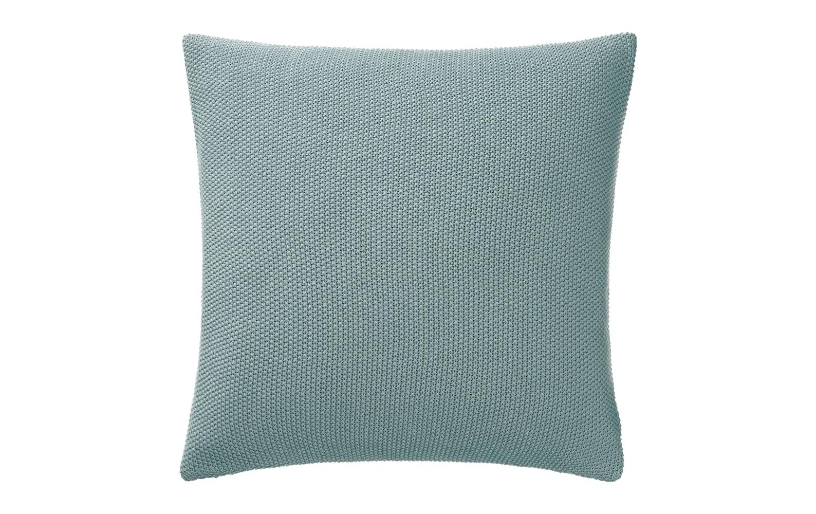 Urbanara Kissenbezug Antua 50 x 50 cm, Graugrün