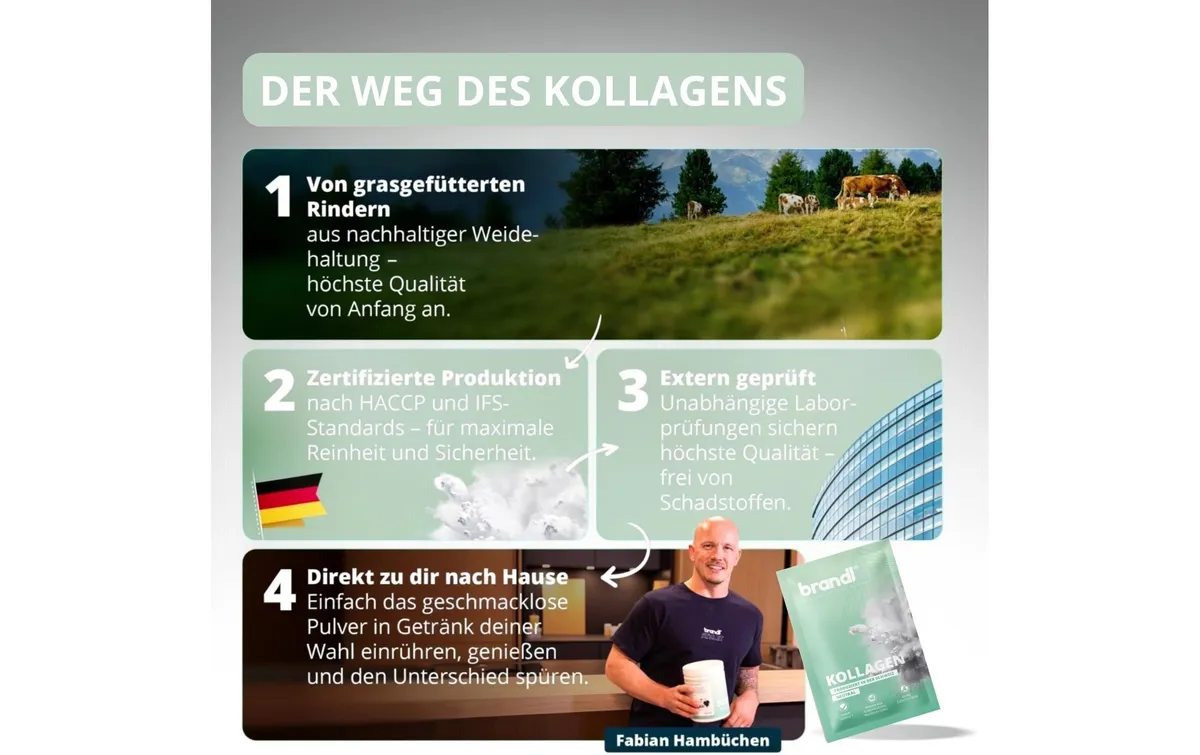 Brandl-Nutrition Kollagen Pulver Sachet 375g Brandl-Nutrition Kollagen Pulver Sachet 375g