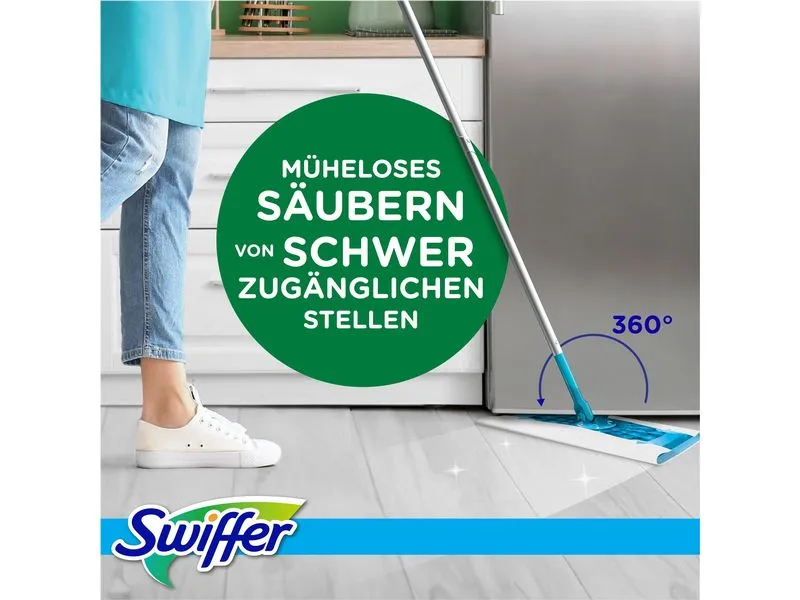 Swiffer Wischmopp Starter-Set 7-teilig, Blau Swiffer Wischmopp Starter-Set 7-teilig, Blau
