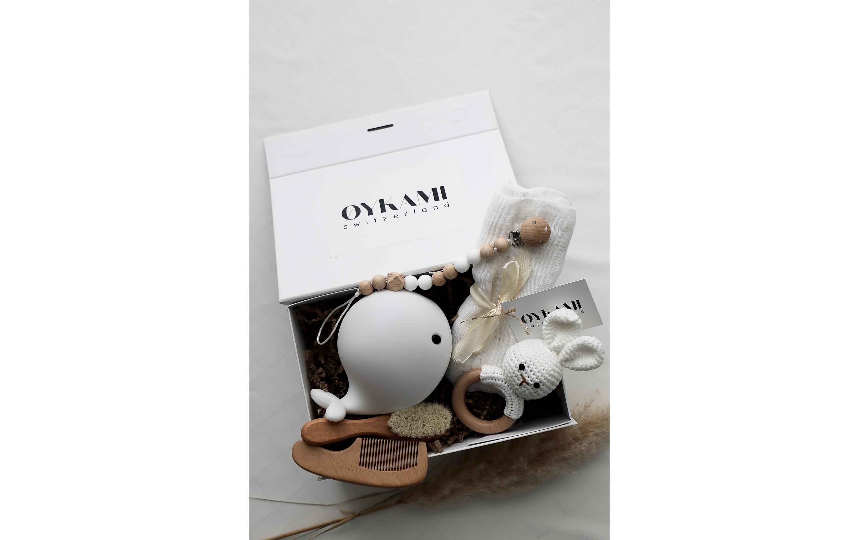 Oykami Geschenkset Athen Weiss mit Wal