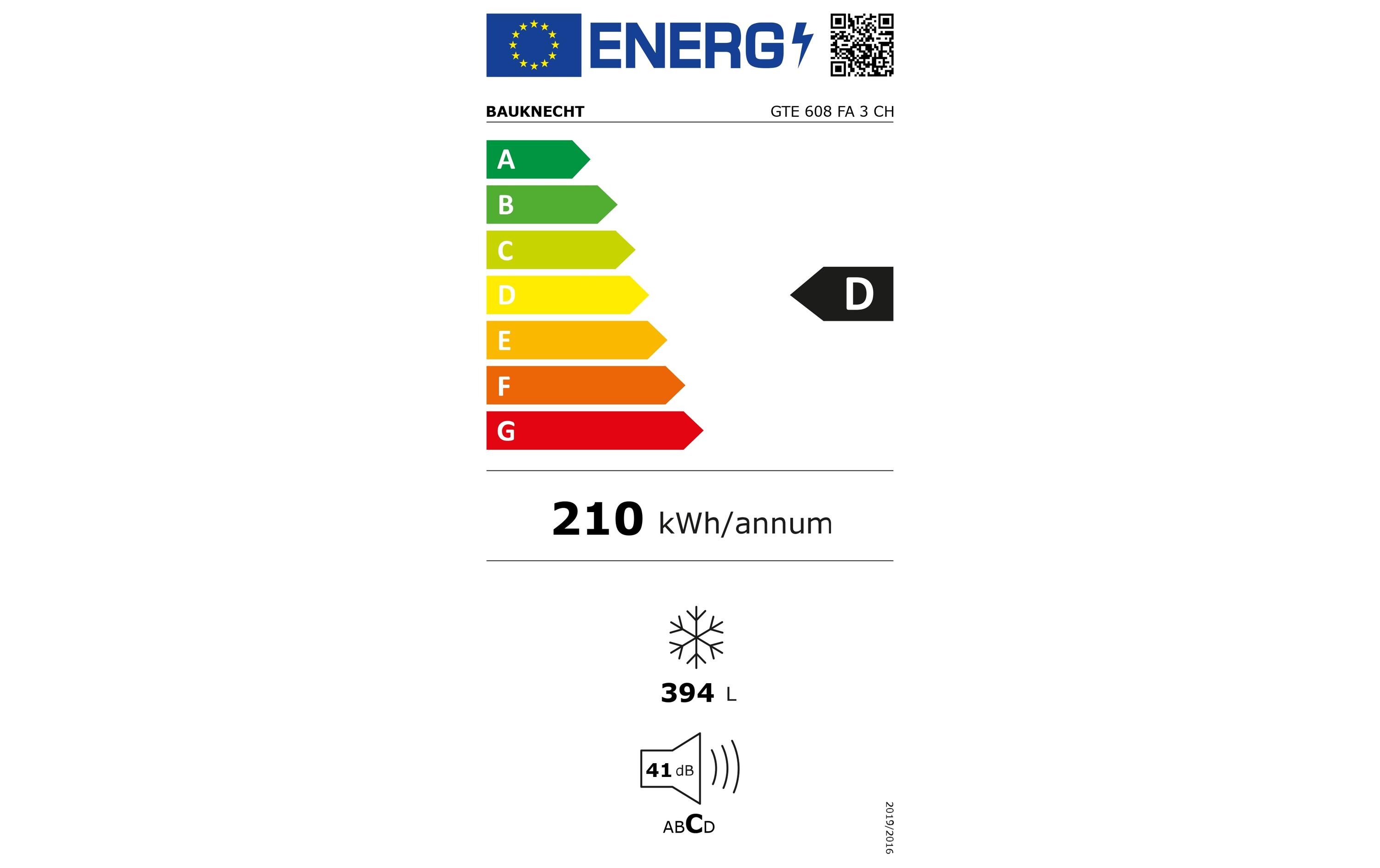 Bauknecht Gefriertruhe GTE 608 FA 3 CH