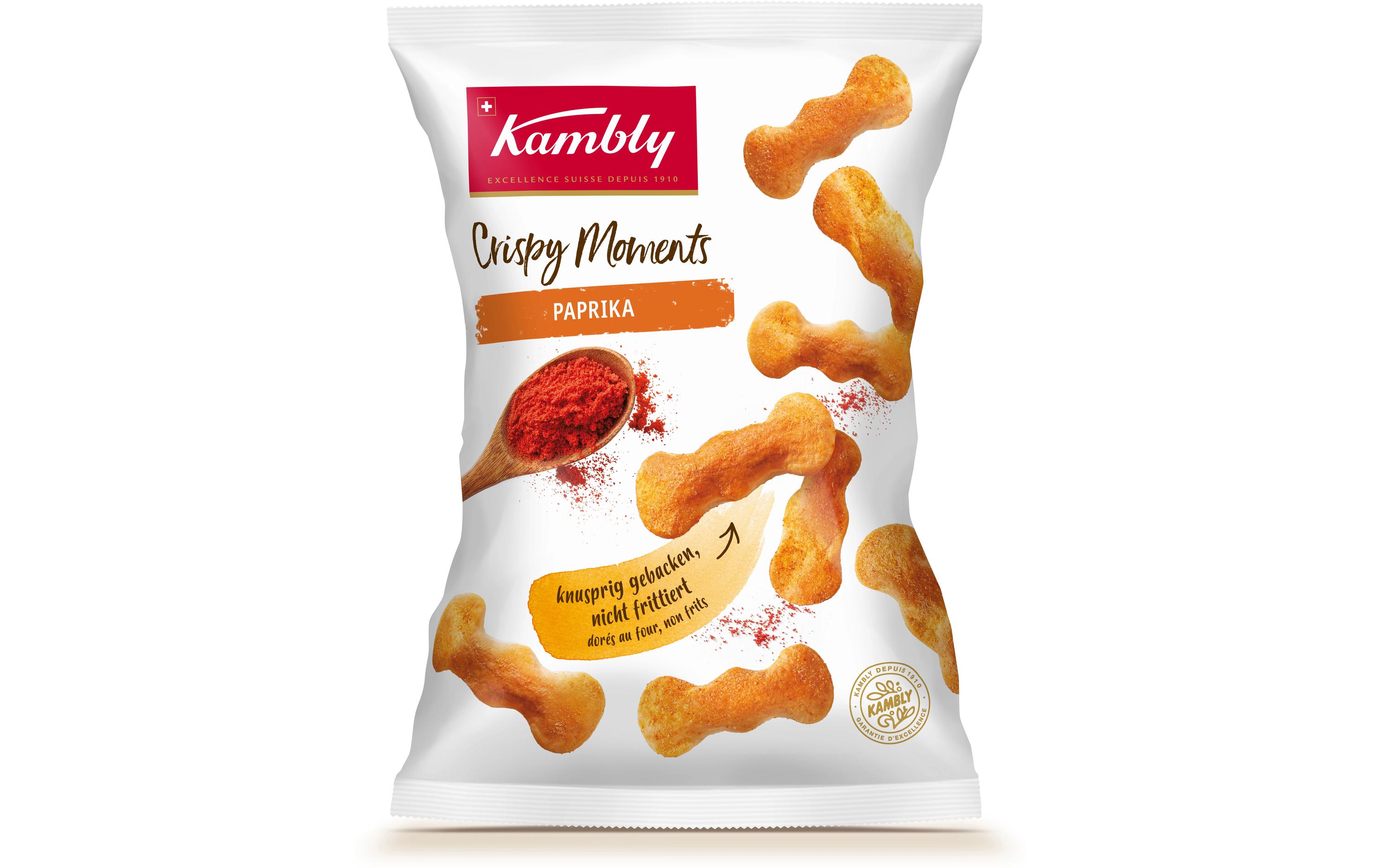 Kambly Chips Crispy Moments Paprika 130 g Kambly Chips Crispy Moments Paprika 130 g