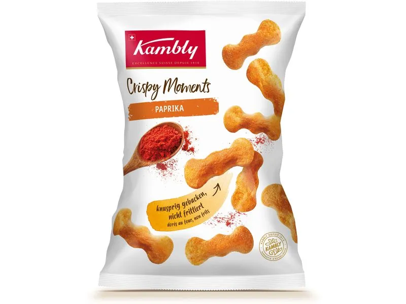 Kambly Chips Crispy Moments Paprika 130 g Kambly Chips Crispy Moments Paprika 130 g