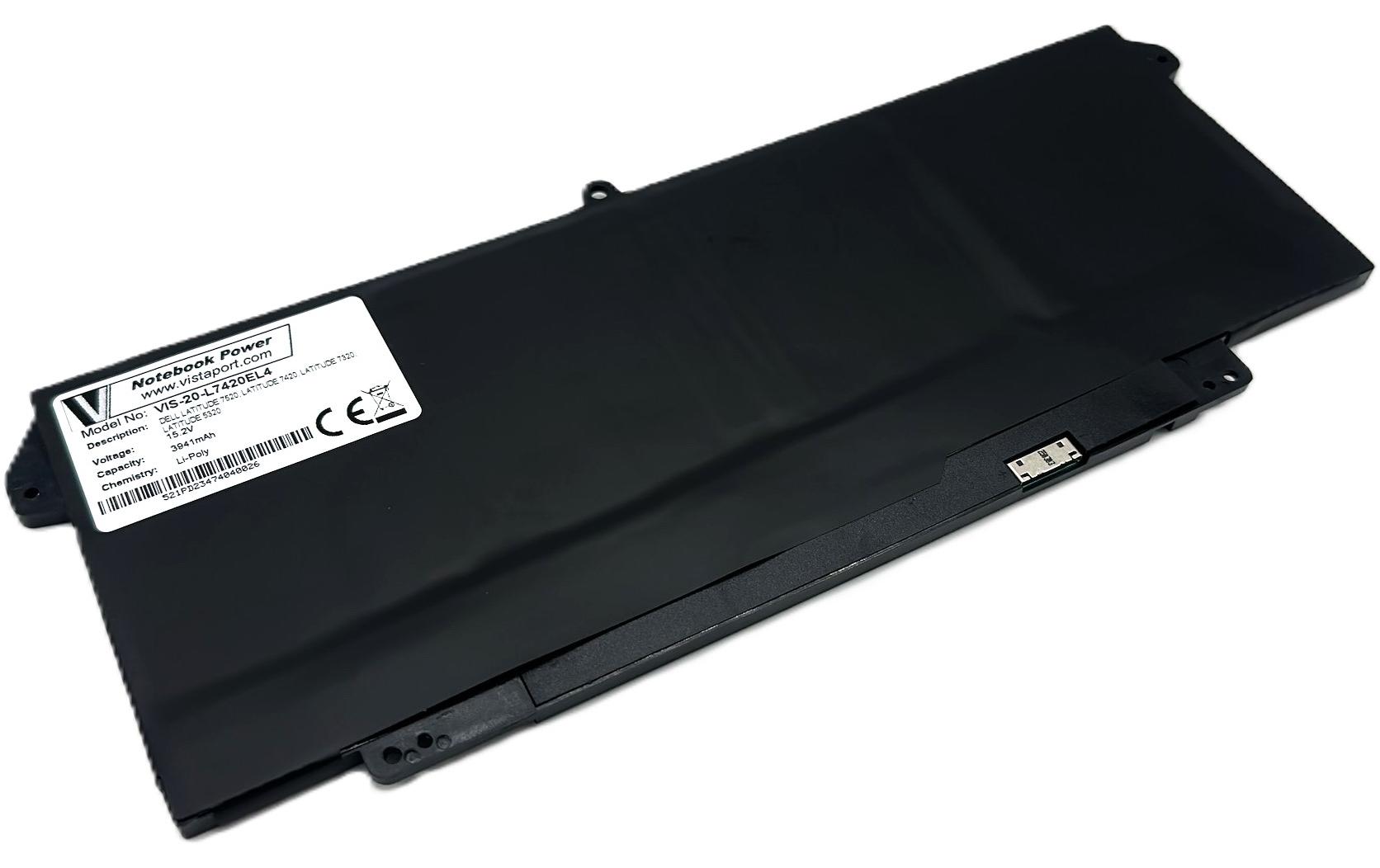 Vistaport Akku für Dell Latitude 7520/7420/7320/5320 Vistaport Akku für Dell Latitude 7520/7420/7320/5320