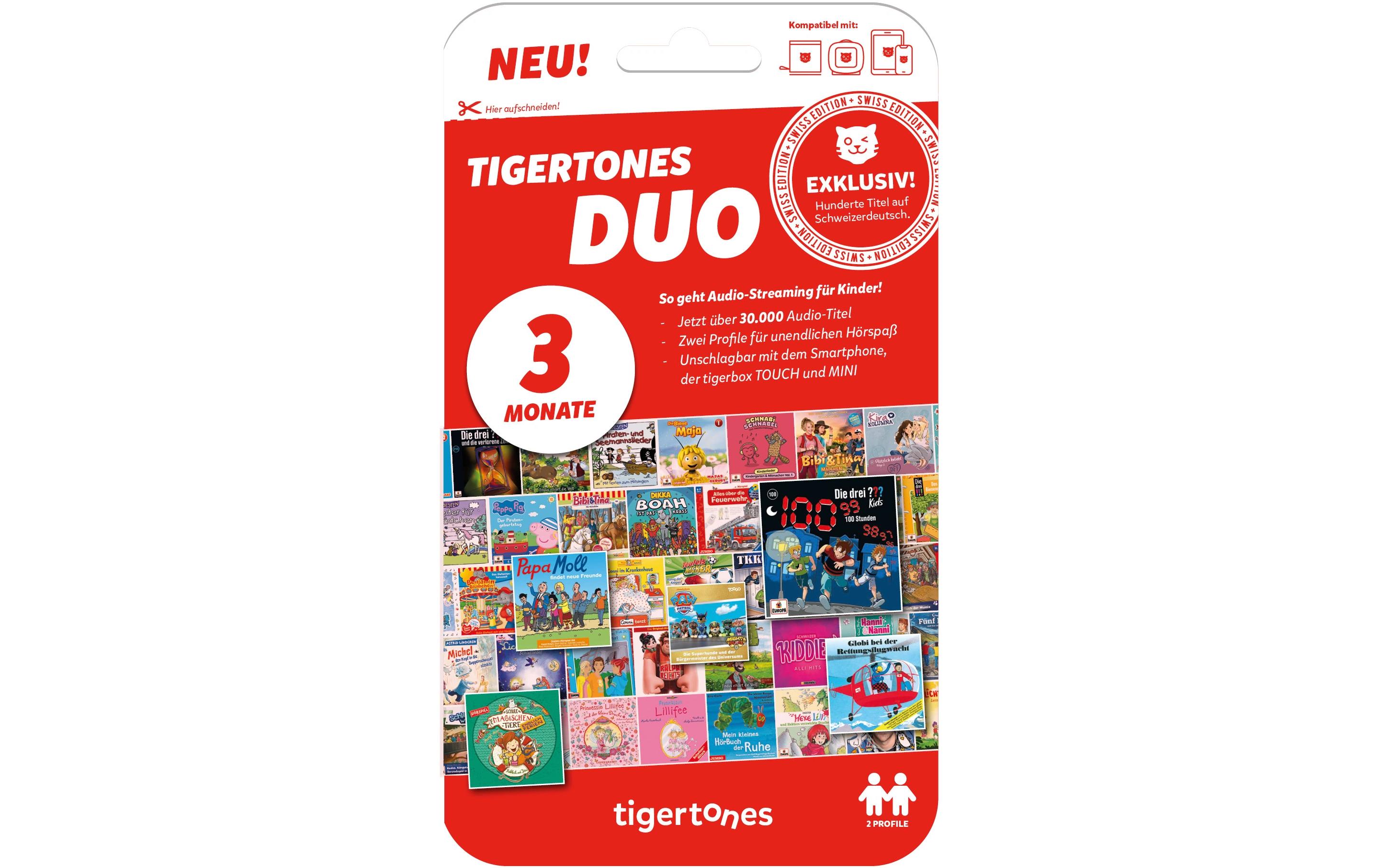 Tigermedia tigertones Duo – Ticket Swiss Edition 3 Monate