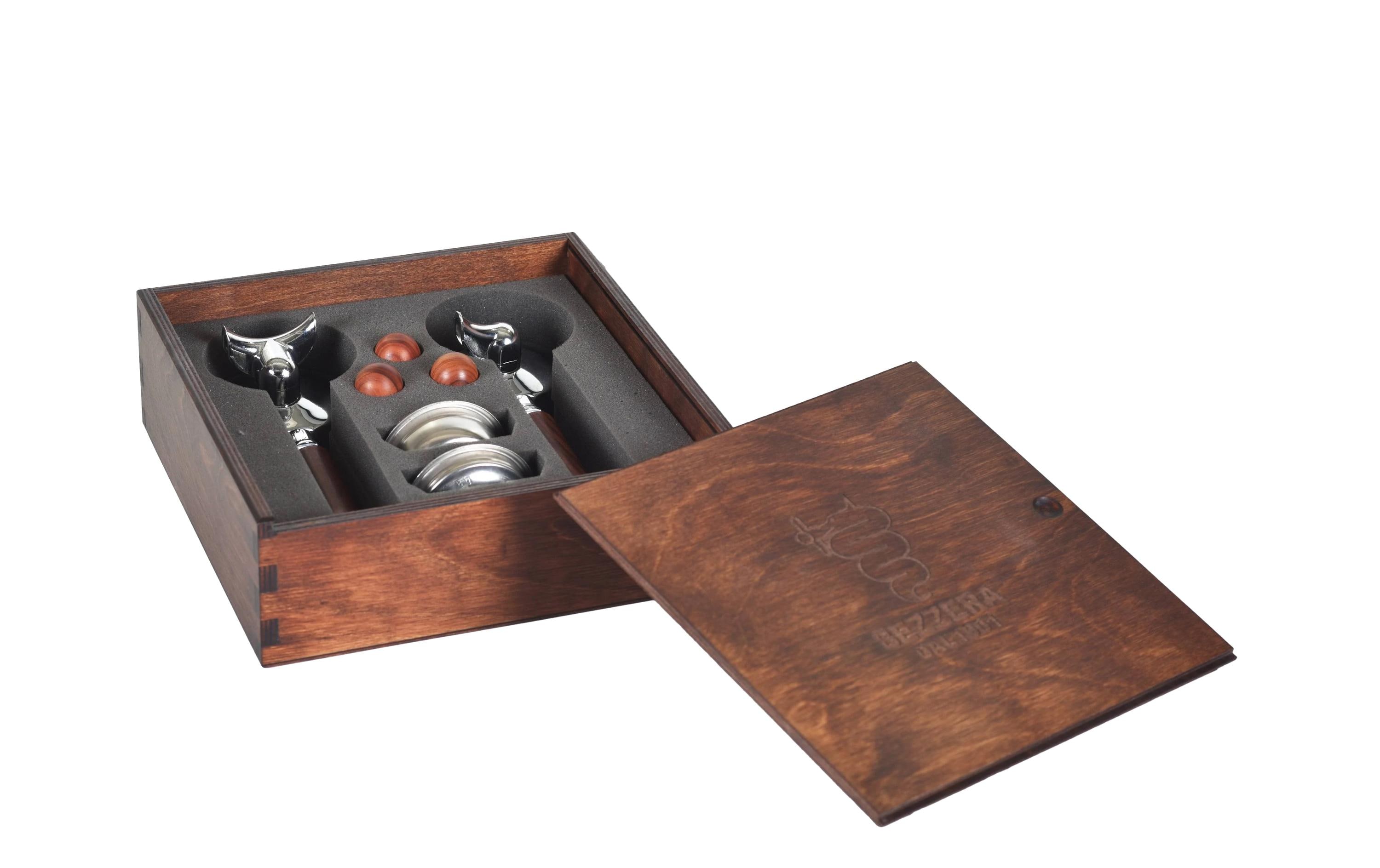 Bezzera Siebträgerset E61 Rosenholz