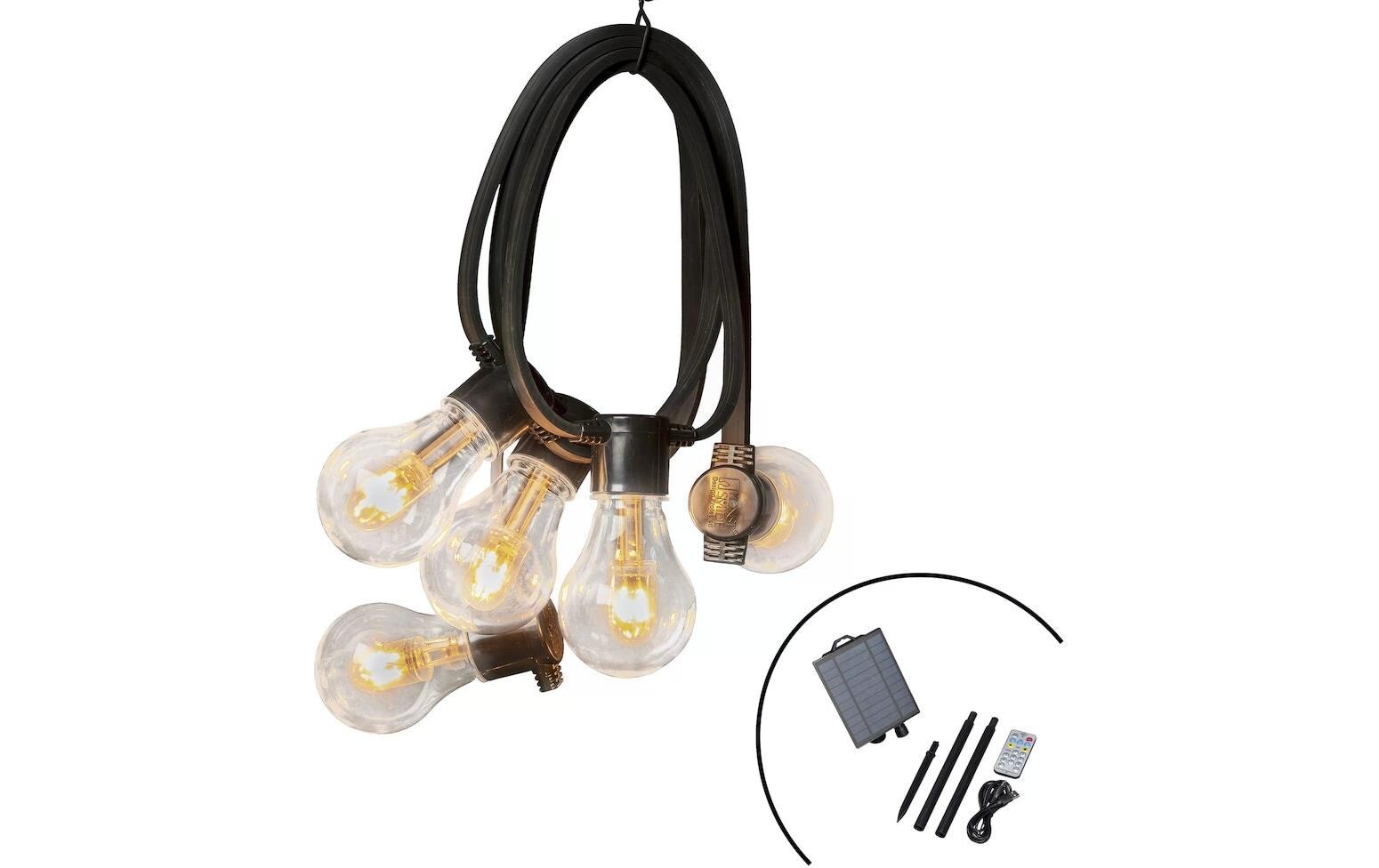 Konstsmide Lichterkette Solar 2332, 10 LEDs, Transparent Konstsmide Lichterkette Solar 2332, 10 LEDs, Transparent