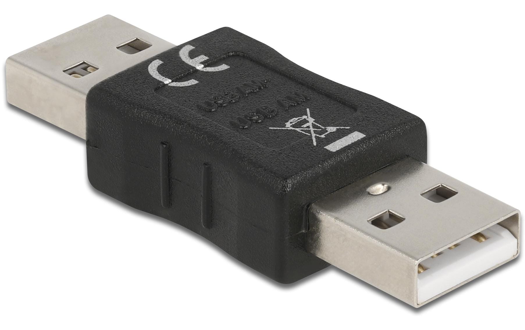 Delock USB 2.0 Adapter USB-A Stecker - USB-A Stecker Delock USB 2.0 Adapter USB-A Stecker - USB-A Stecker