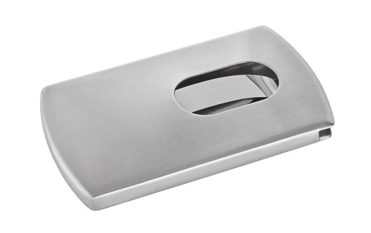 Sigel Visitenkartenetui Snap 6 x 10.1 x 1.1 cm, Silber Sigel Visitenkartenetui Snap 6 x 10.1 x 1.1 cm, Silber