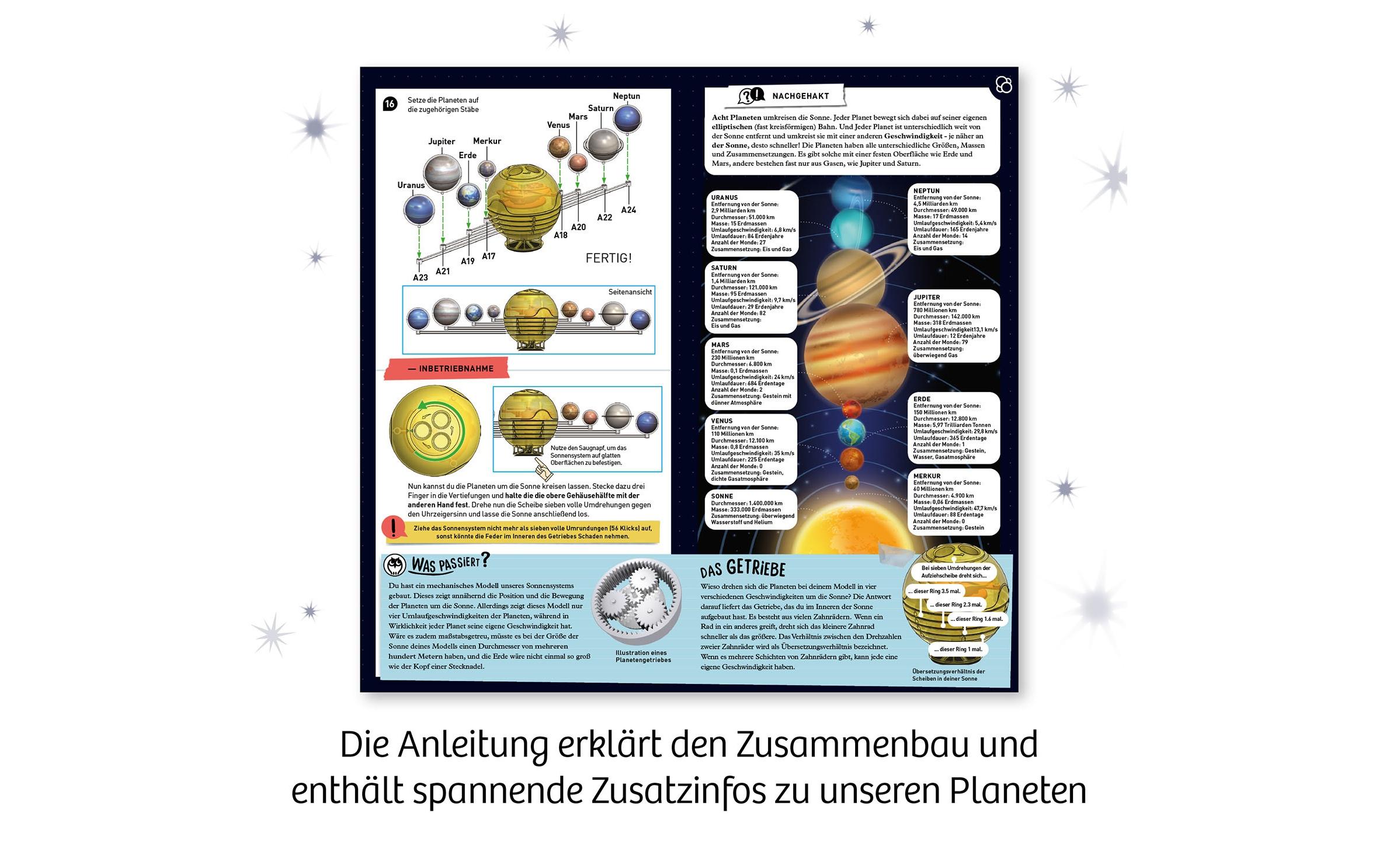 Kosmos Experimentierkasten Sonnensystem