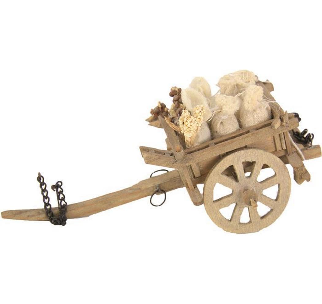 Botanic-Haus Krippenzubehör Wagen mit Säcken