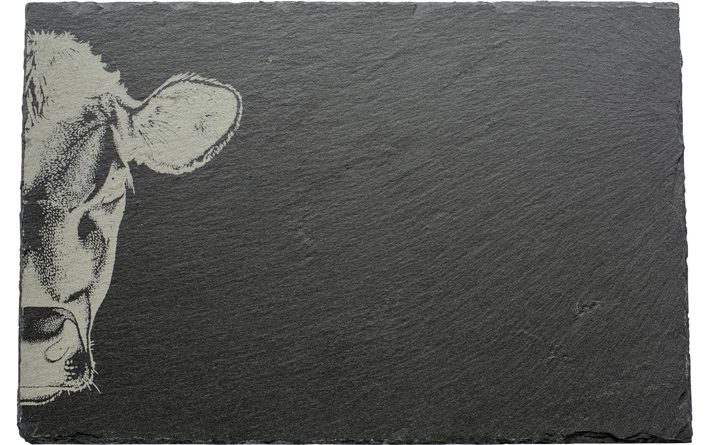 Kadastar Servierplatte Kuh Zoom Anthrazit