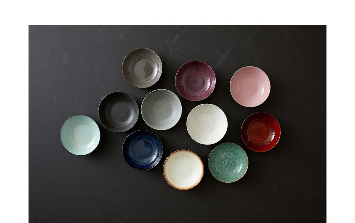 Bitz Suppen- & Pastateller Ø 20 cm, 6 Stück, Schwarz/Grün