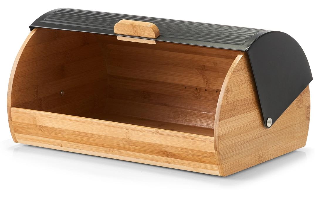 Zeller Present Brotkasten 39 x 27 x 19 cm, Schwarz