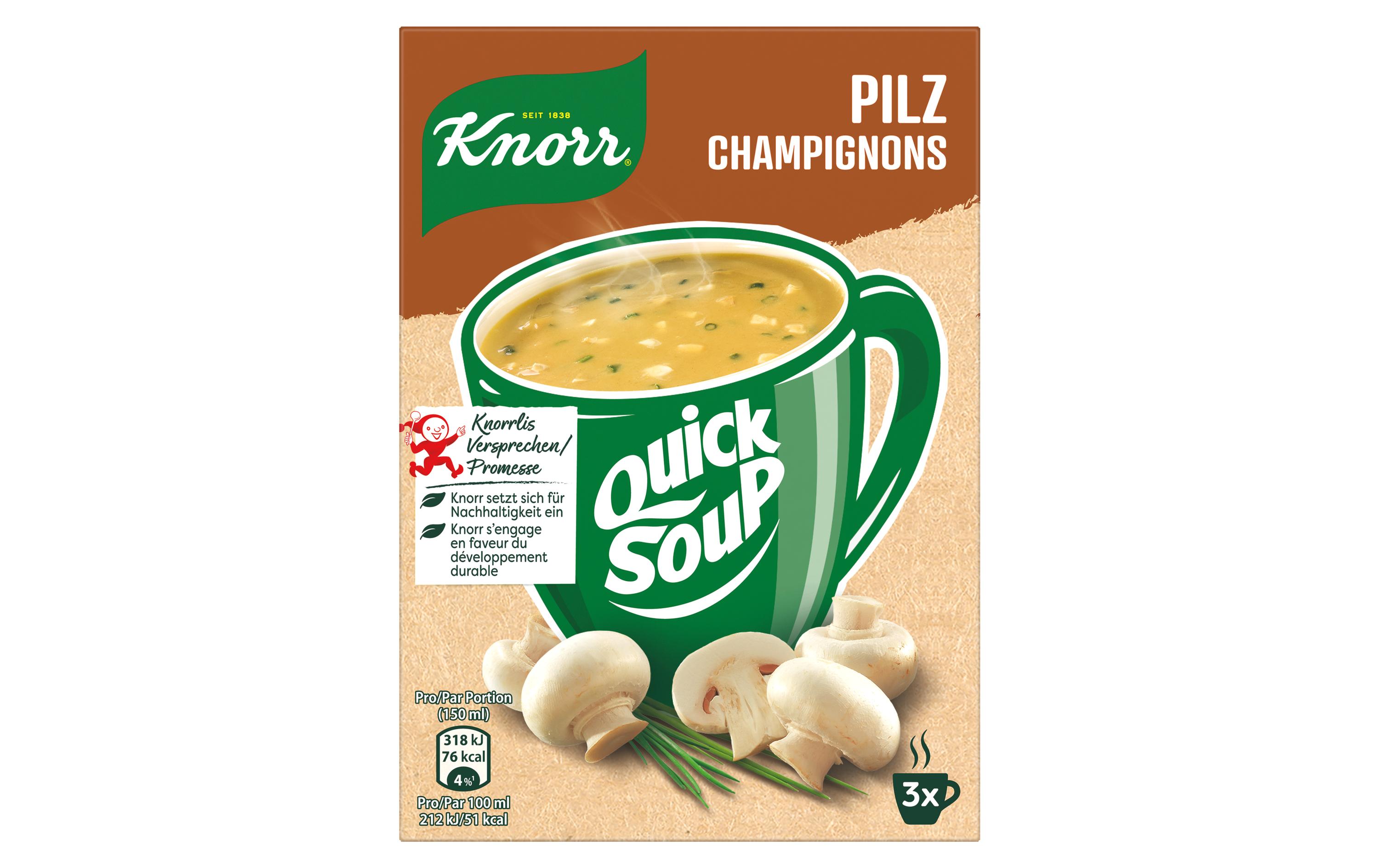 Knorr Quick Soup Pilz 3 Portionen