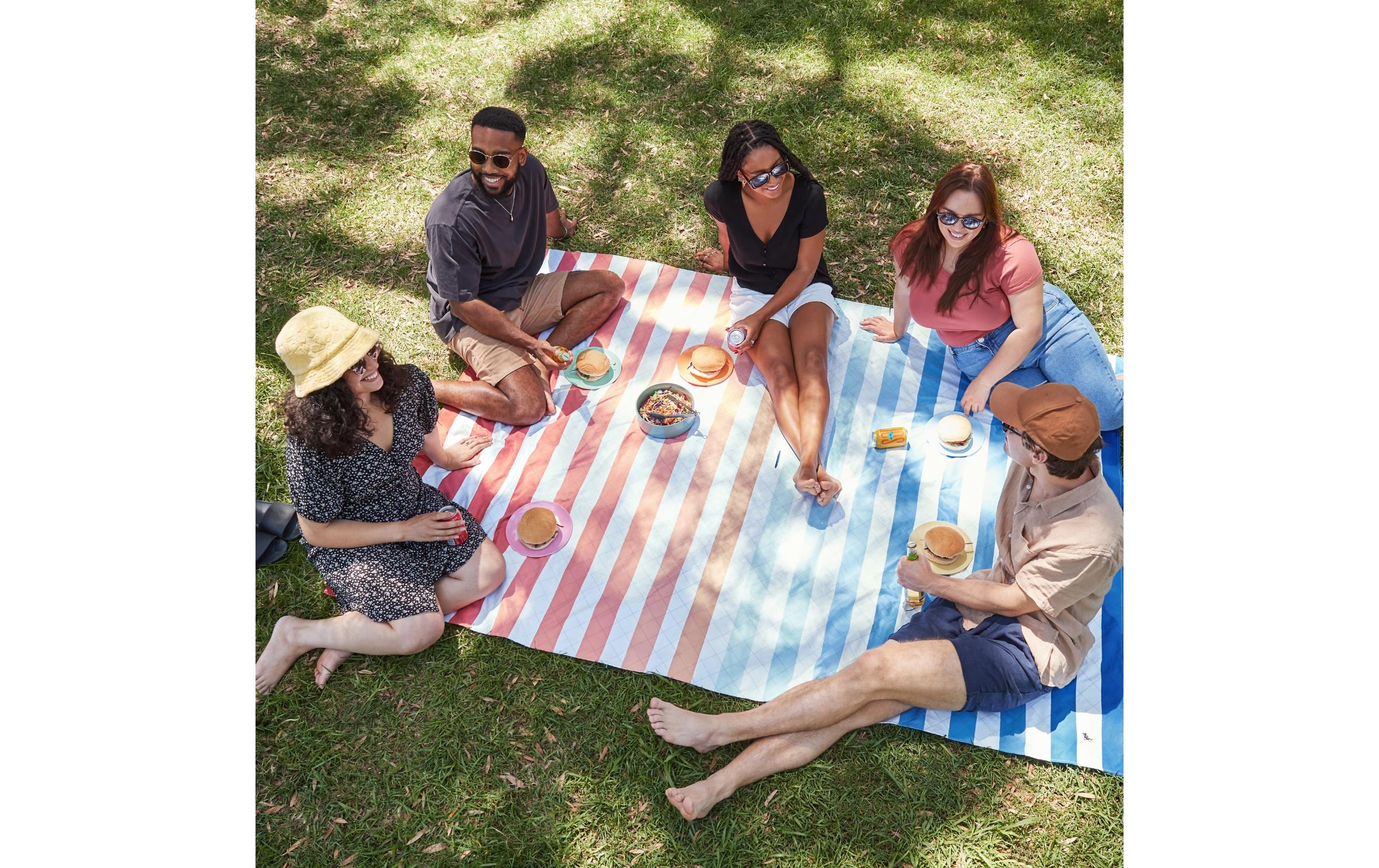 Dock & Bay Picknickdecke Sand to Sea 170 cm x 240 cm,