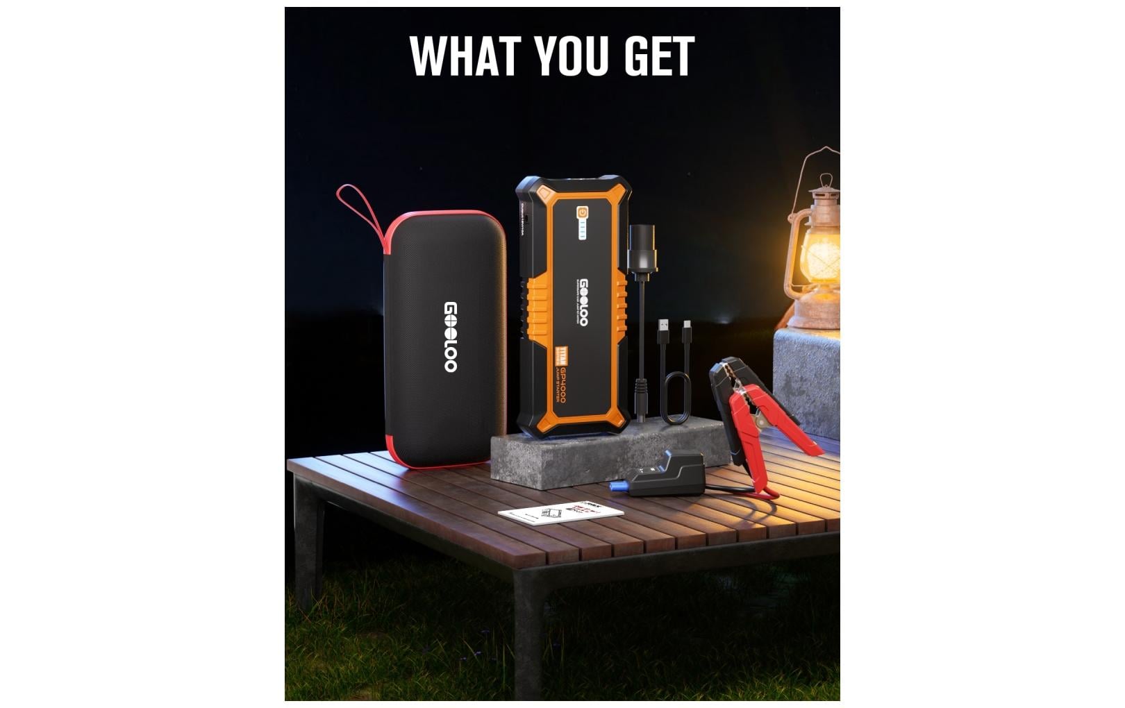 Gooloo Starterbatterie GP4000 12 V, 4000A