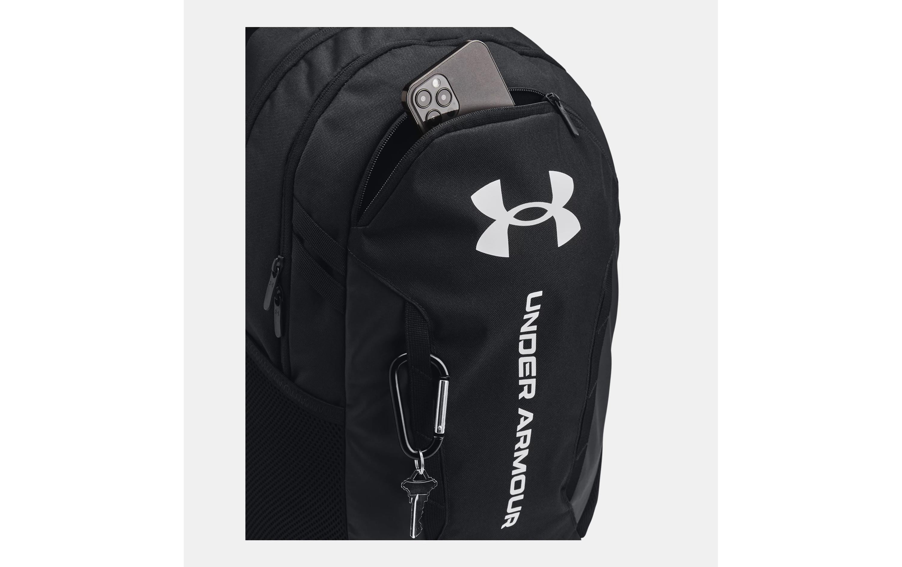 UNDER ARMOUR Rucksack Hustle 6.0, Schwarz