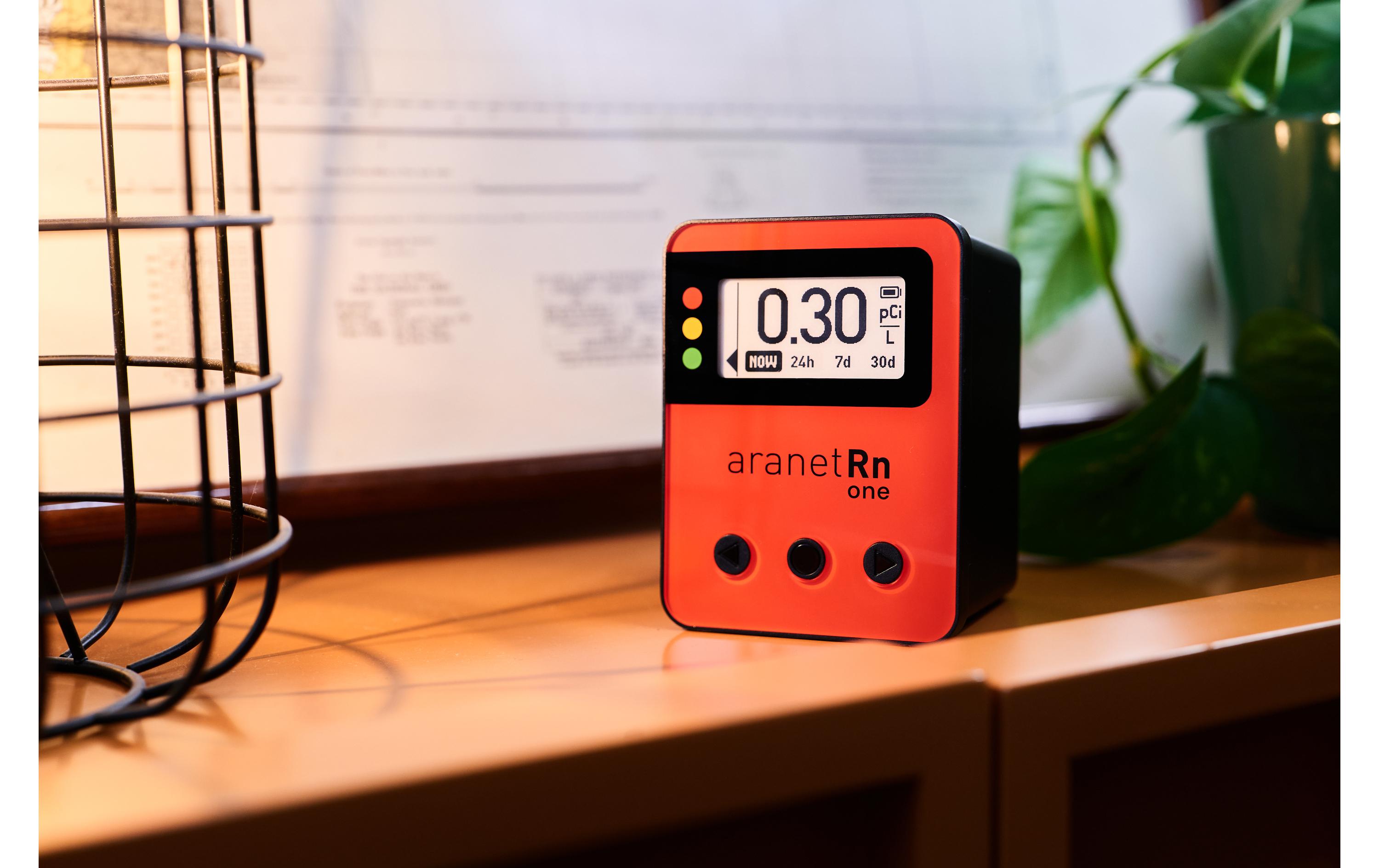 Aranet Radondetektor Aranet Radon One Sensor HOME Rot