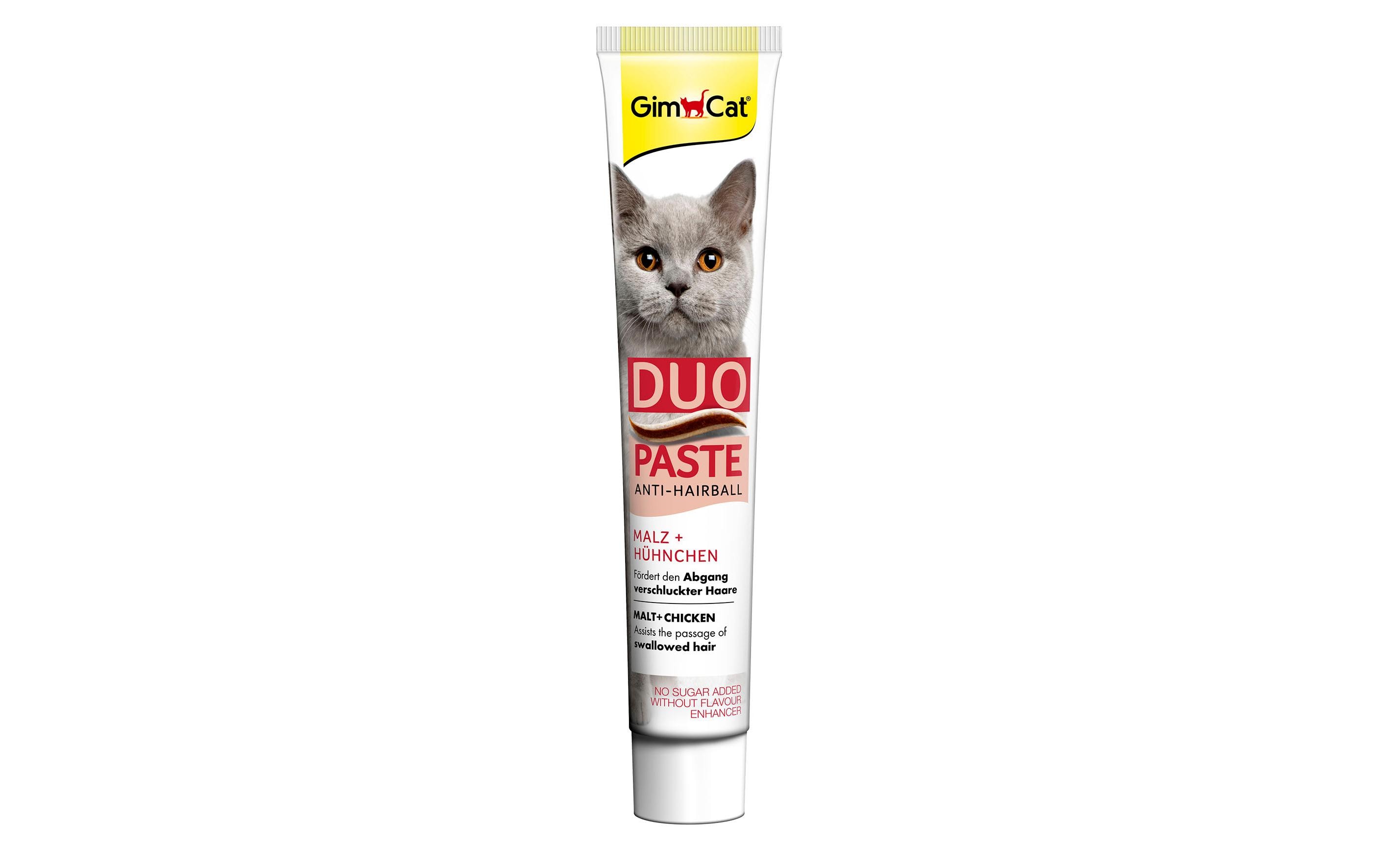 Gimpet Katzen-Nahrungsergänzung Duo Paste Anti-Hairball Malz, 50 g Gimpet Katzen-Nahrungsergänzung Duo Paste Anti-Hairball Malz, 50 g
