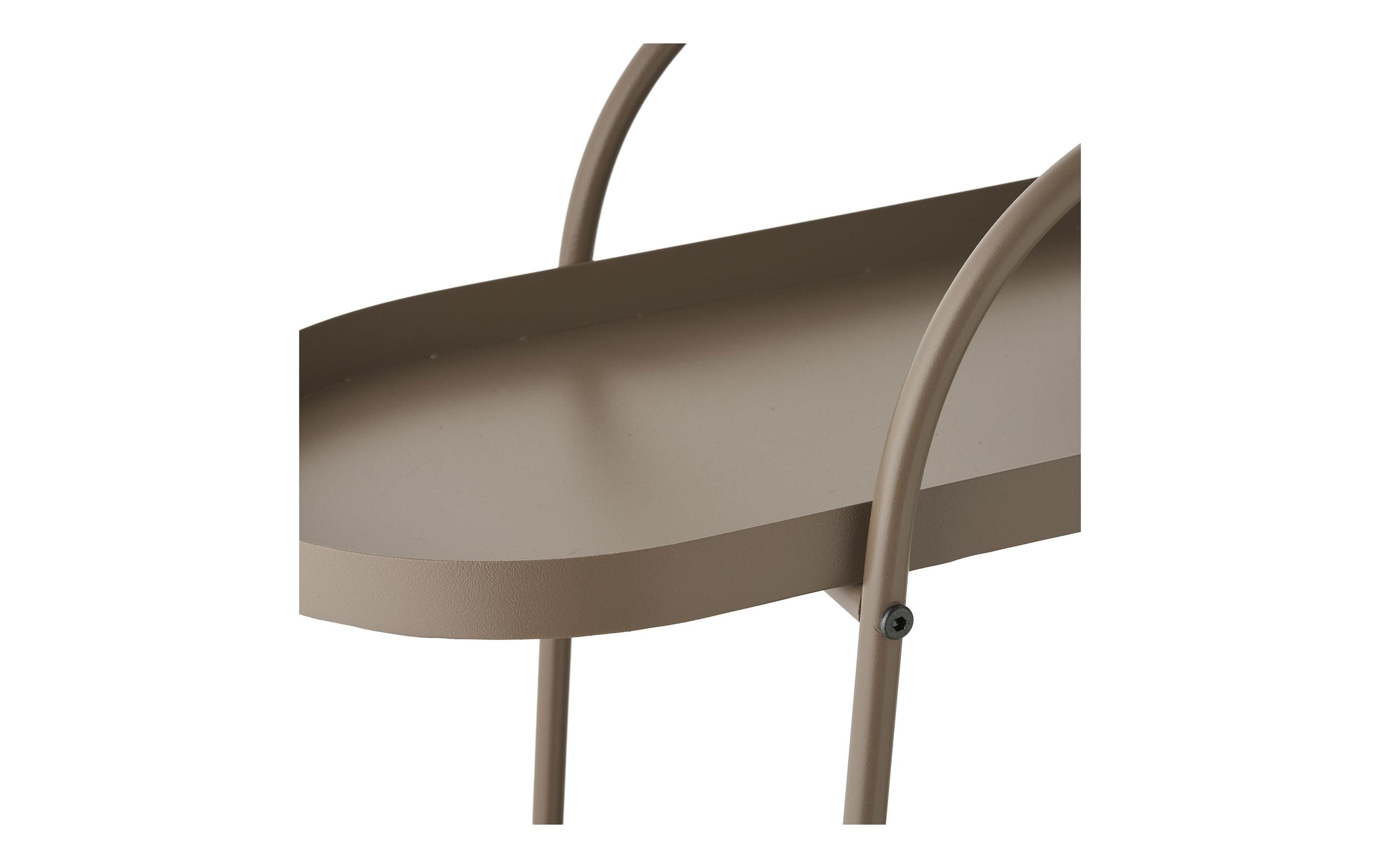 House Nordic Servierwagen Empoli 60 x 27.5 x 64 cm, Braun