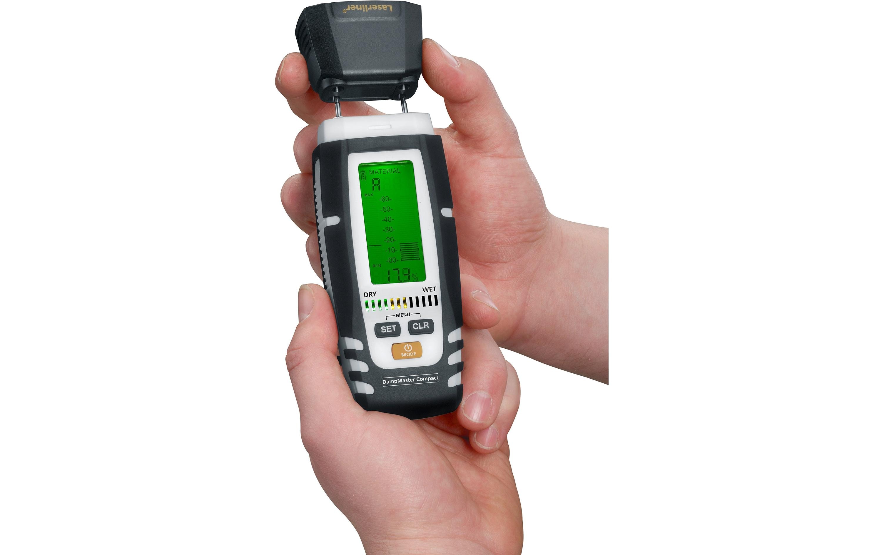 Laserliner Materialfeuchtemessgerät DampMaster Compact Plus