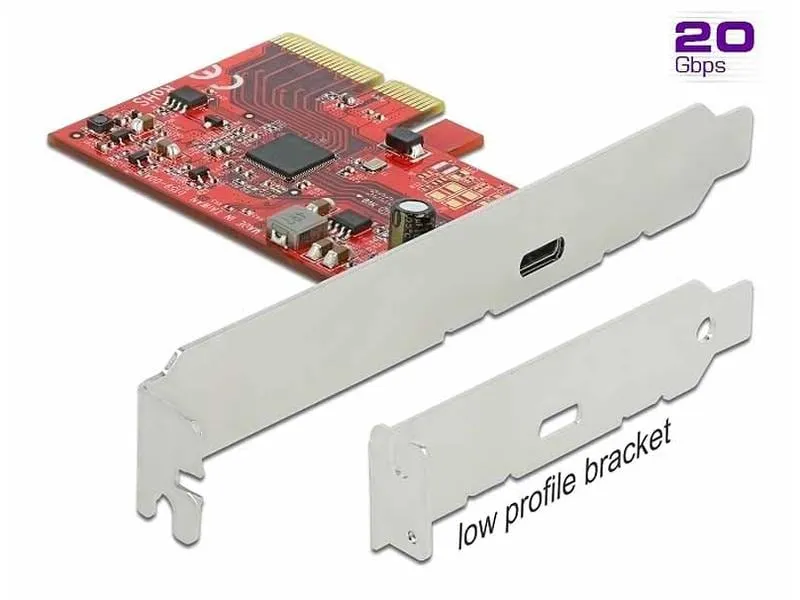 Delock PCI-Express-Karte 89035 USB 3.2 Gen2x2 - 1x USB-C Delock PCI-Express-Karte 89035 USB 3.2 Gen2x2 - 1x USB-C