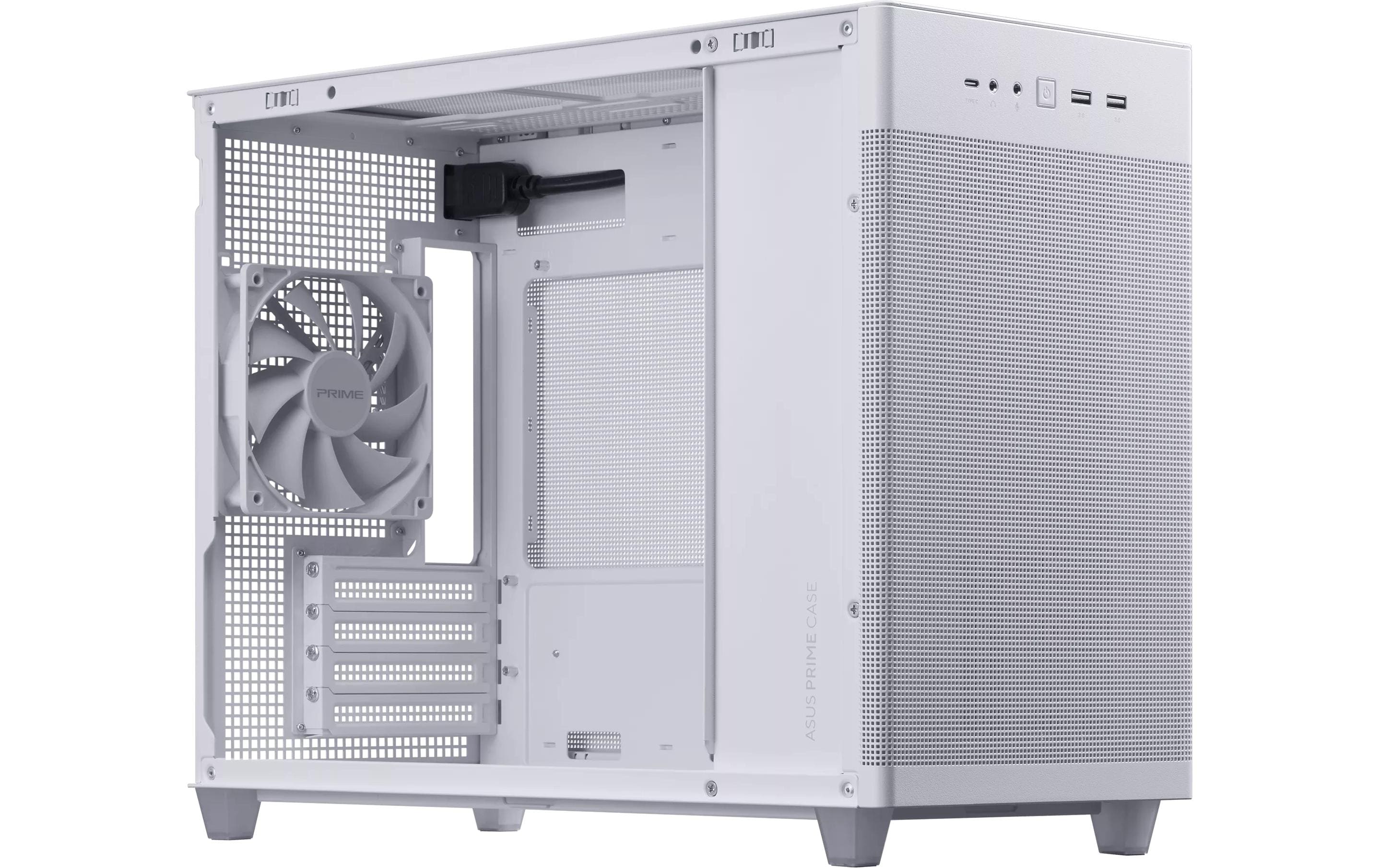 ASUS PC-Gehäuse AP201 MicroATX Weiss