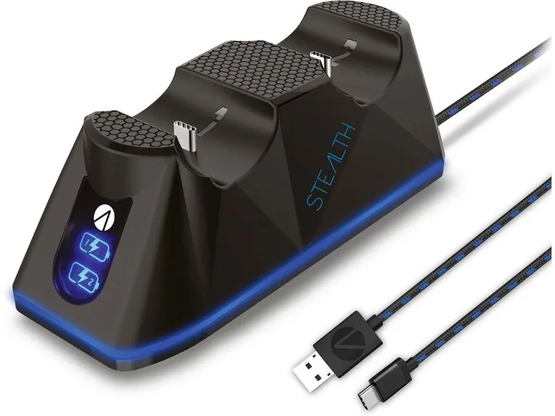 Stealth-Gaming Ladestation SP-C100 V Twin + Charge Cable