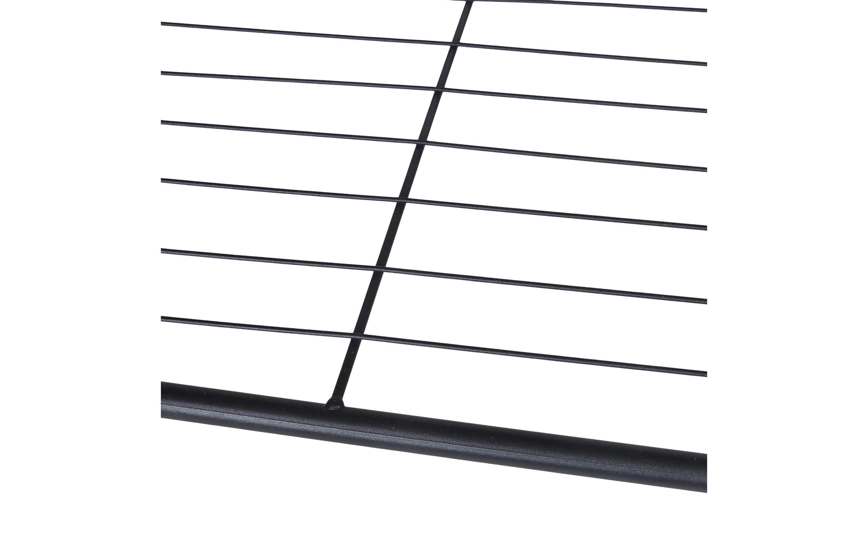 relaxdays Garderobenständer Dunkelbraun/Schwarz