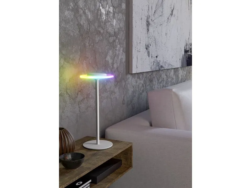 EGLO Leuchten Tischleuchte TREPELLA Akku LED-RGBW Touch Weiss EGLO Leuchten Tischleuchte TREPELLA Akku LED-RGBW Touch Weiss