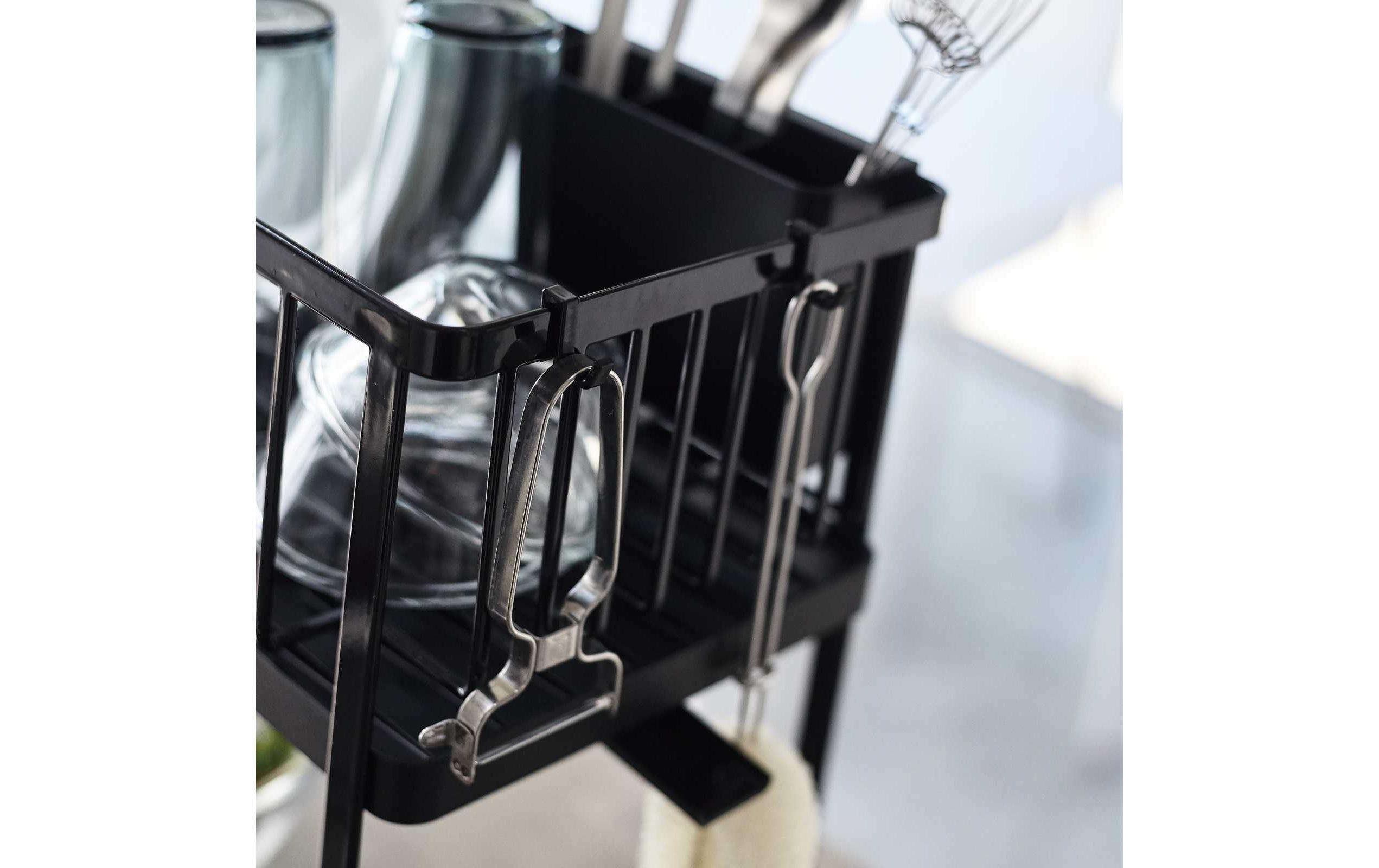 Yamazaki Abtropfgestell Tower Schwarz