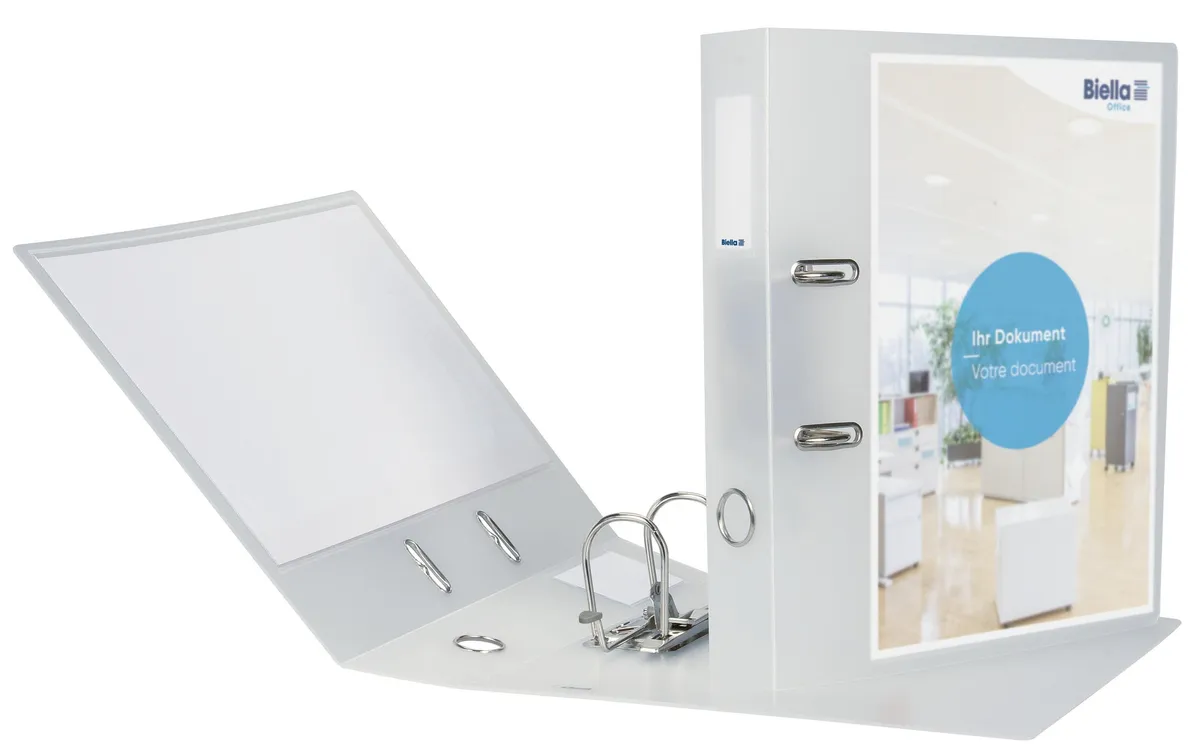 Biella Ordner Clear Creative A4 7 cm, Transparent