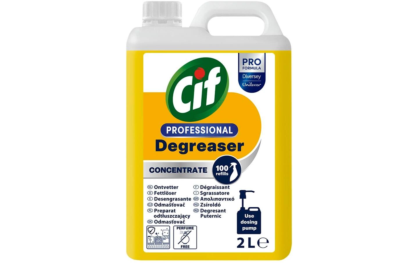 Diversey Pro Formula Konzentrierter Fettlöser 2 l Diversey Pro Formula Konzentrierter Fettlöser 2 l