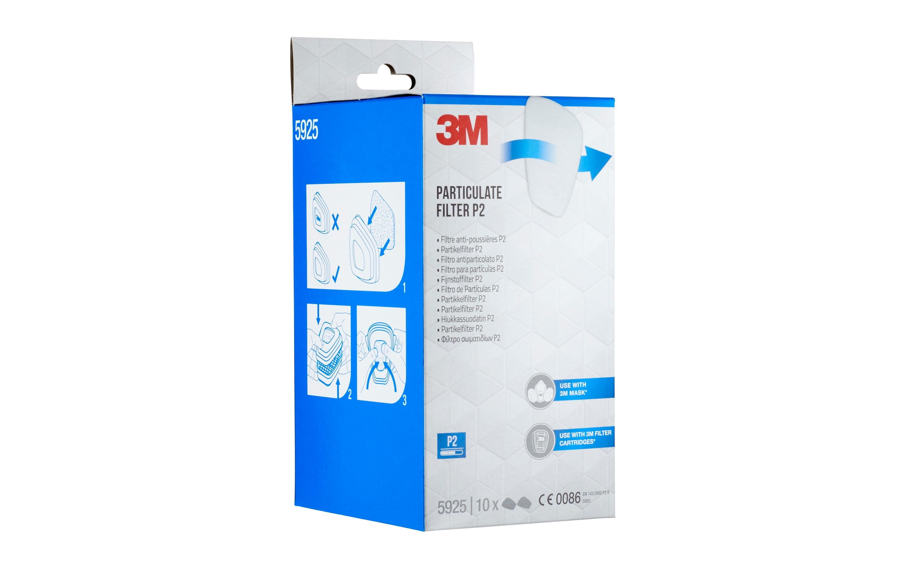 3M Ersatzfilter 5925 für Serie 6000, FFP2
