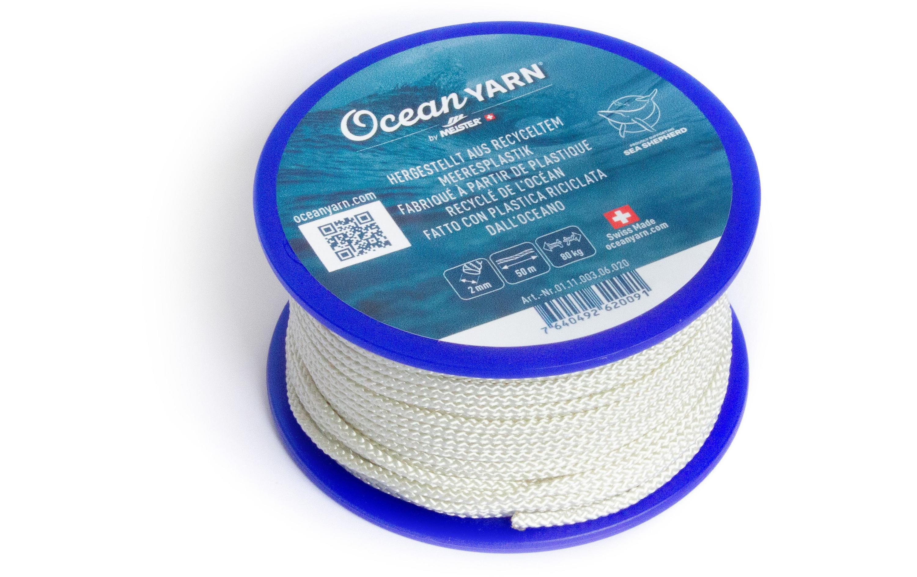 Meister Seil OceanYarn Ø 2 mm, 50 m, 80 kg, Weiss Meister Seil OceanYarn Ø 2 mm, 50 m, 80 kg, Weiss