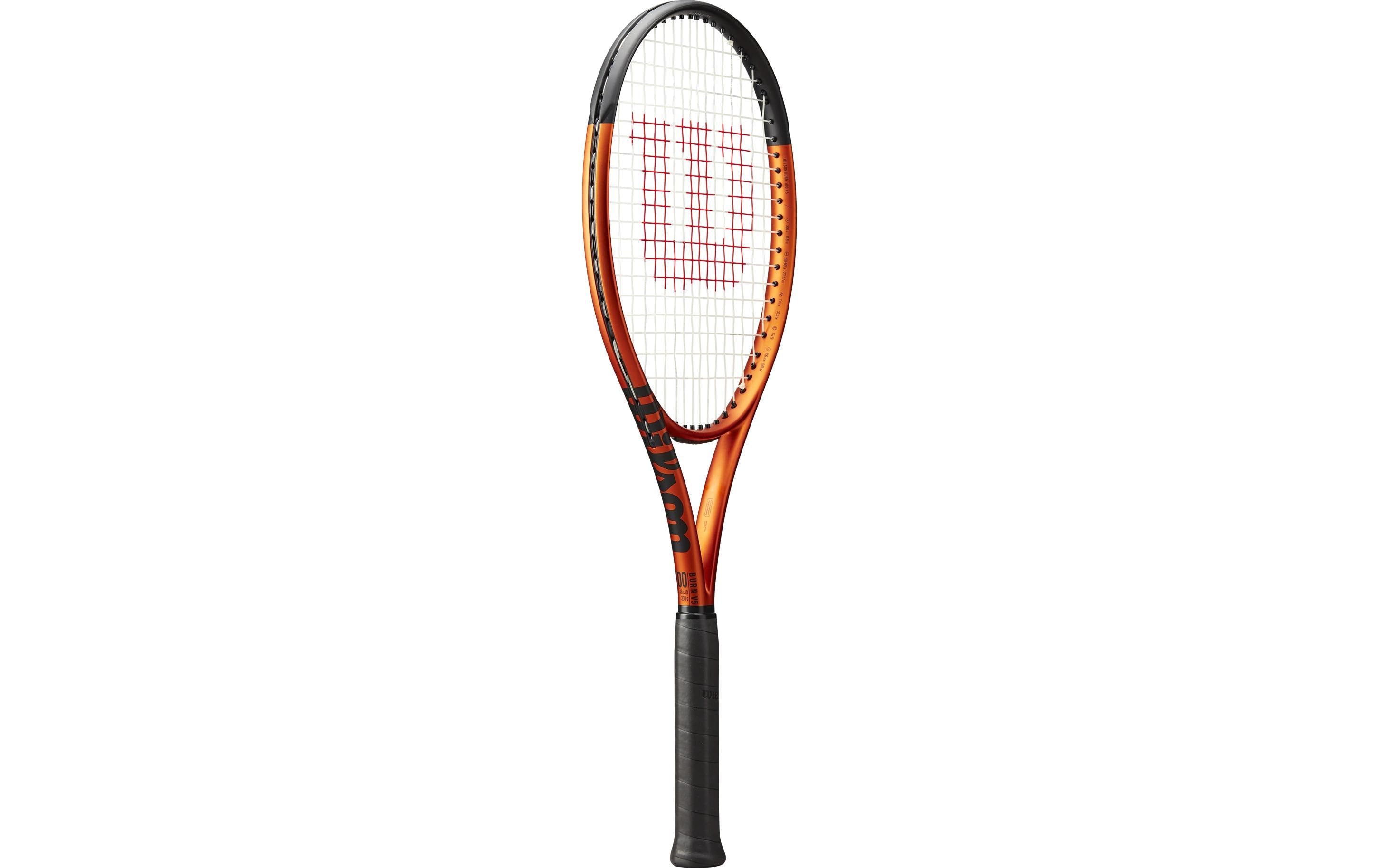 Wilson Tennisracket Burn 100 V5.0 Orange/Schwarz