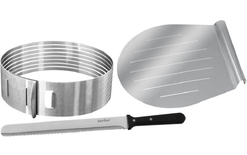 Zenker Tortenbodenschneider Silber