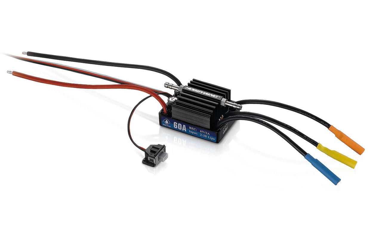 Hobbywing Brushless Regler Seaking V3, 60A, 2-3S