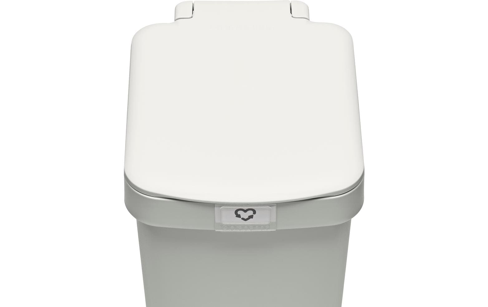 Brabantia Recyclingbehälter StepUp 10 l, Hellgrau