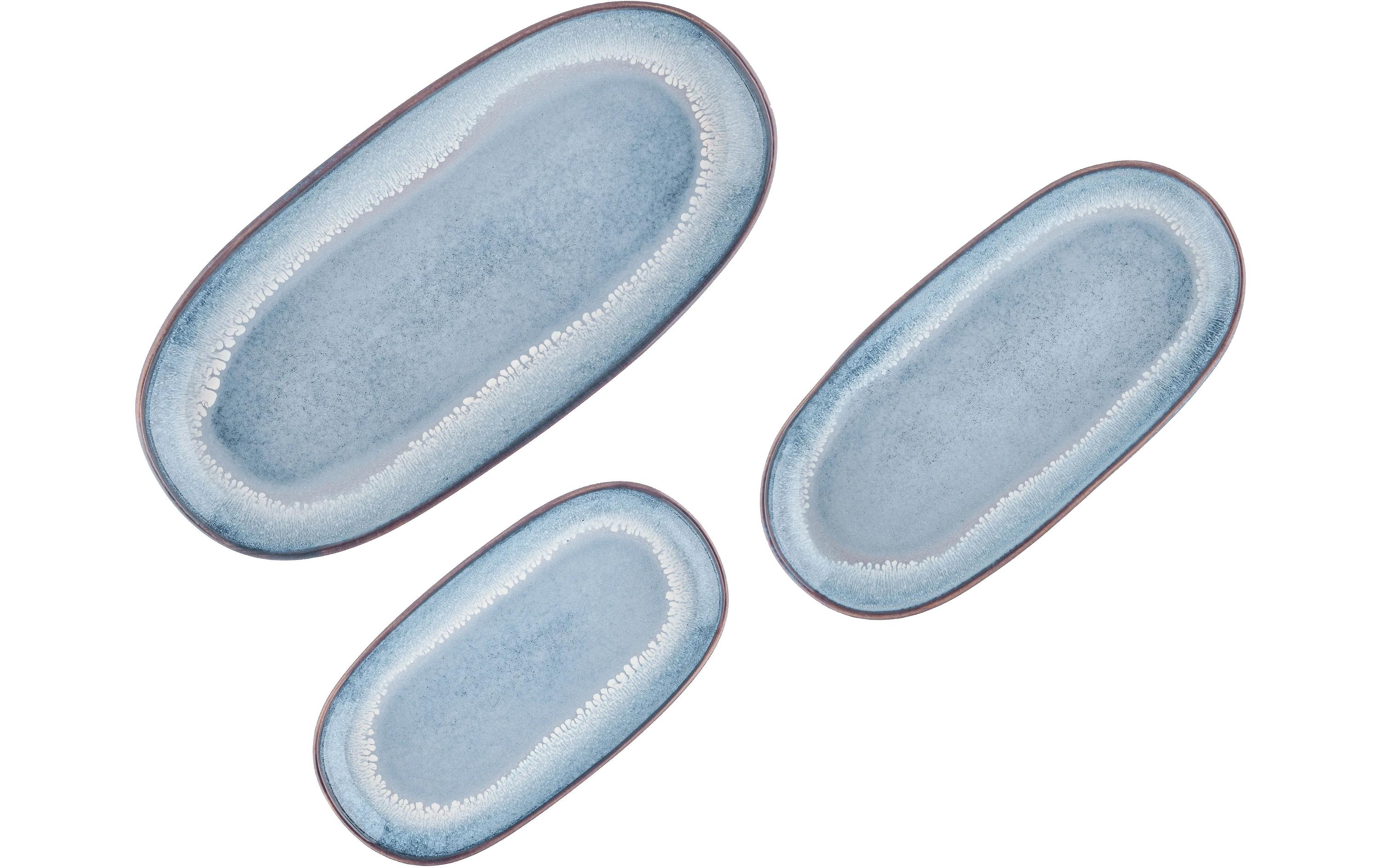 Björn Servierplatte Genesis, 3 Stück, Meer
