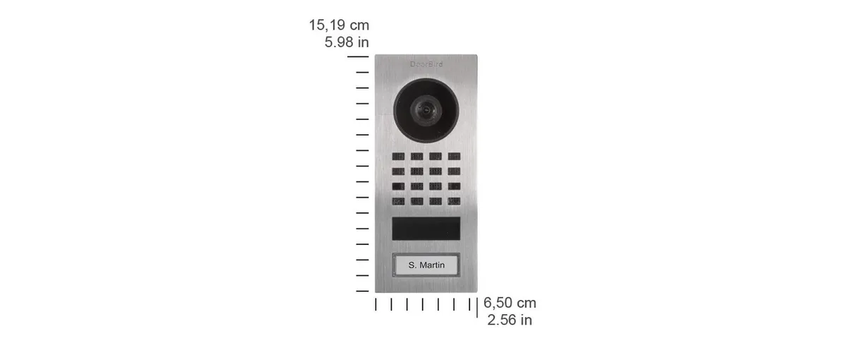 Doorbird IP Türstation D1101V Aufputz Doorbird IP Türstation D1101V Aufputz