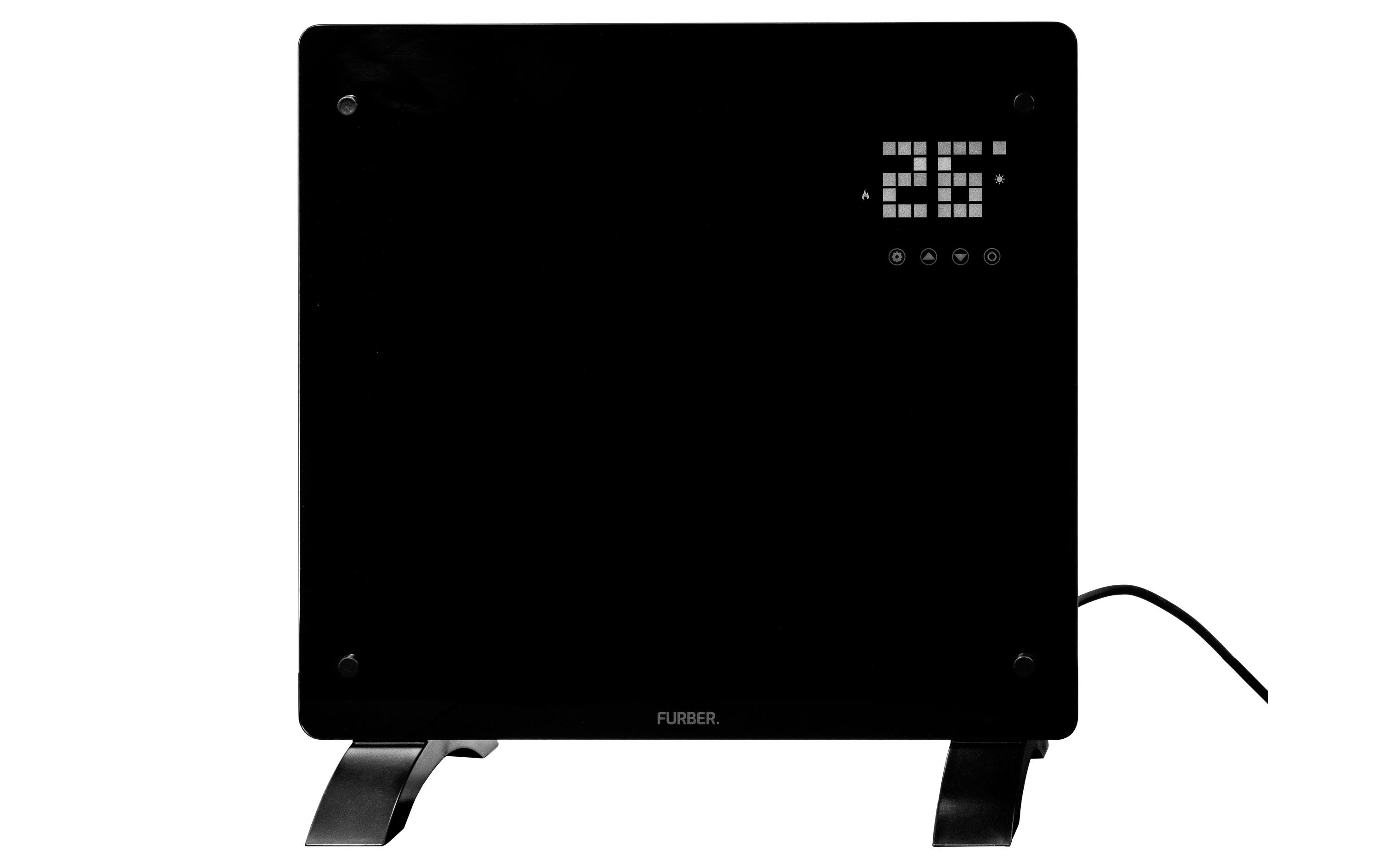 FURBER Konvektor SAVI 1000 W, Schwarz FURBER Konvektor SAVI 1000 W, Schwarz