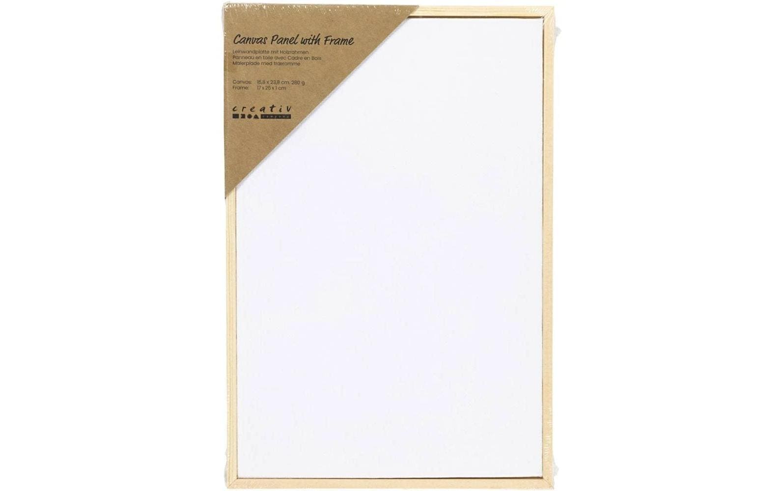 Creativ Company Keilrahmen 15.8 x 23.8 cm, Weiss, 1 Stück