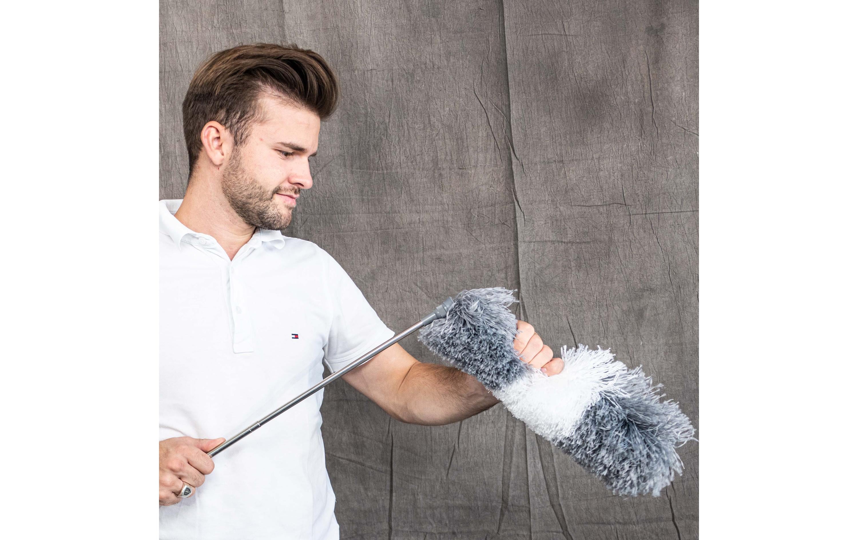 CreaClean Staubwedel 245 cm Grau/Weiss